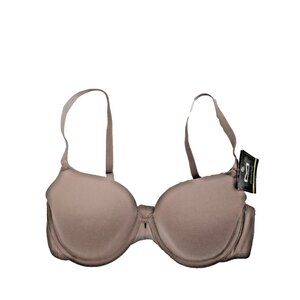 Maidenform T-Shirt Bra Underwire Padded Cups Convertible Straps Beige 36C NWT